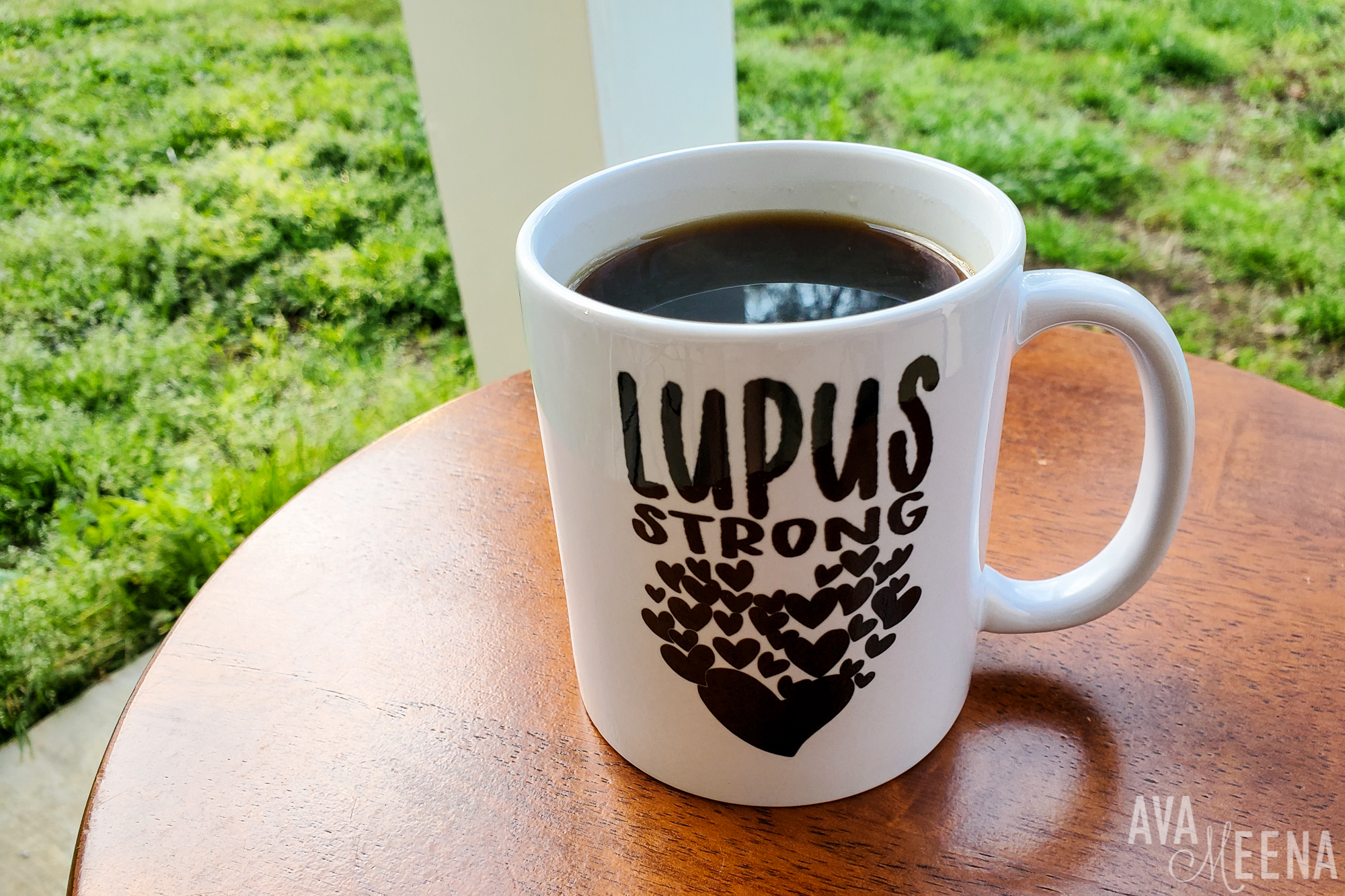 Lupus Awareness Warrior Unbreakable Front & Back Coffee Mug